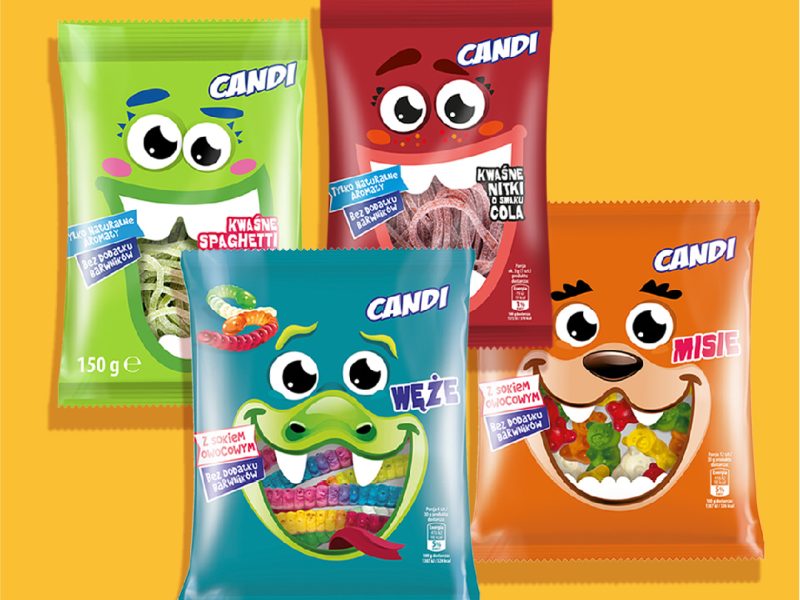 Projekt opakowań Candi